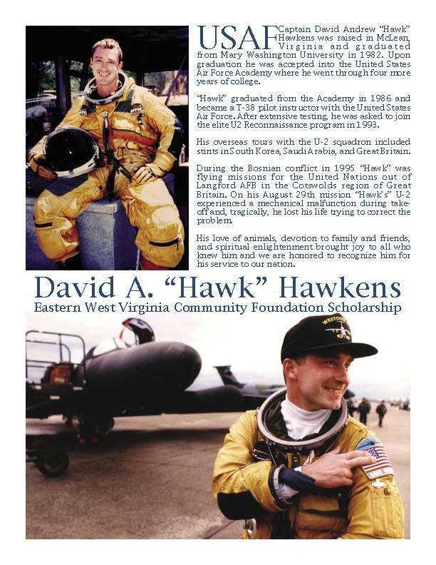 Hawk Hawkens Scholarship Flyer