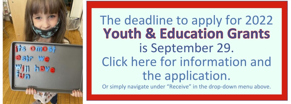 Request for Proposal – Youth & Education Grants